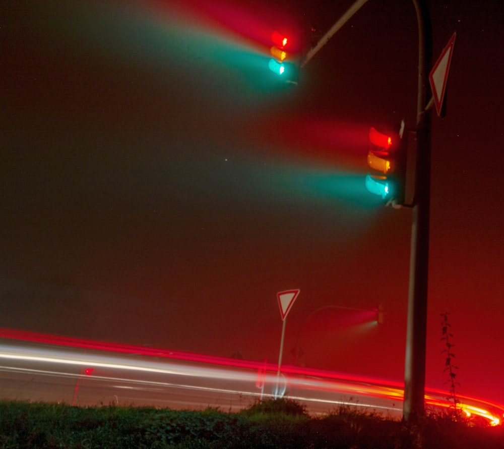 time-lapse photography of cars on during nighttime
