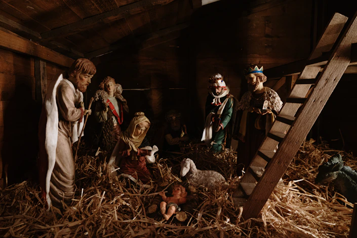 The Nativity figurines