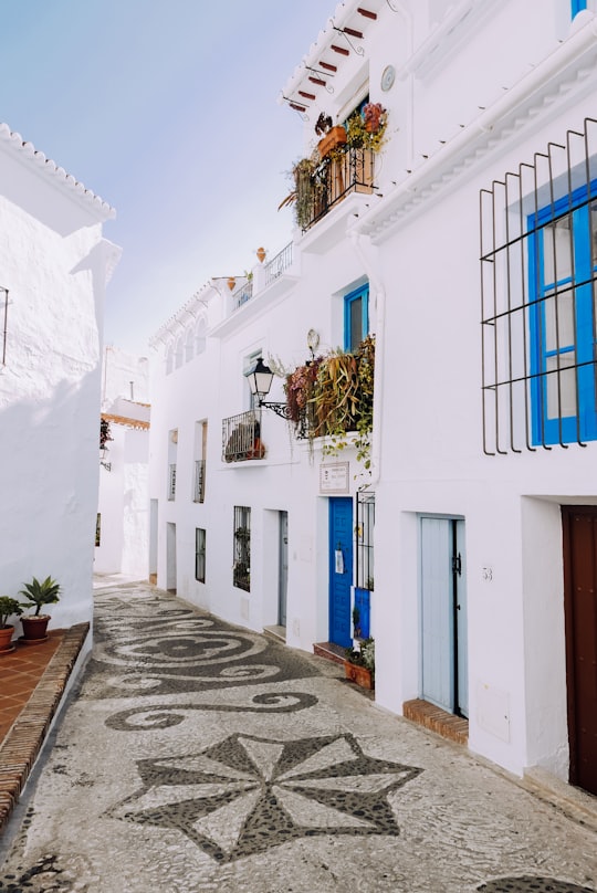 shallow focus photo of white 2-story house in Frigiliana Spain