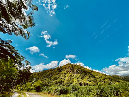 mountain under cloudy sky in Battambang Cambodia