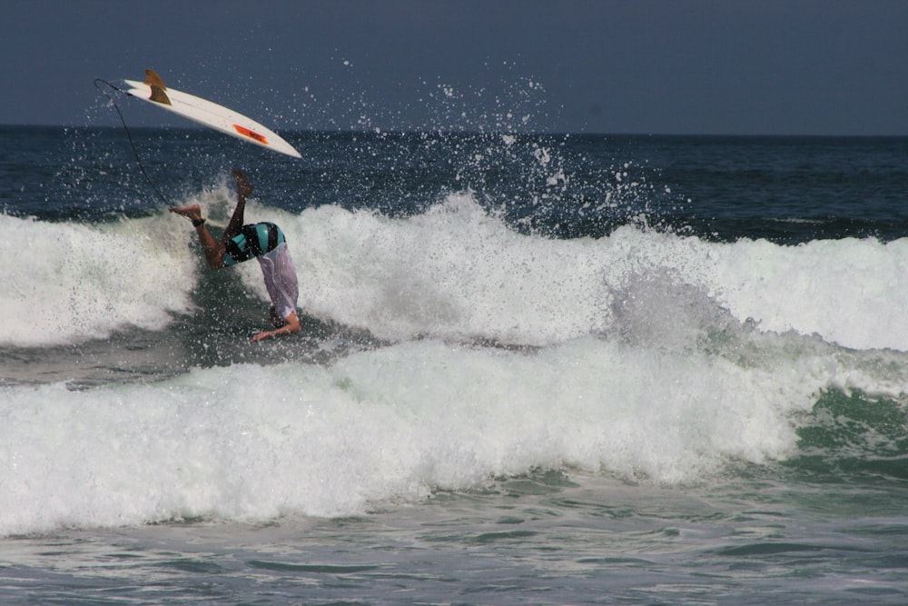 surfer on sea