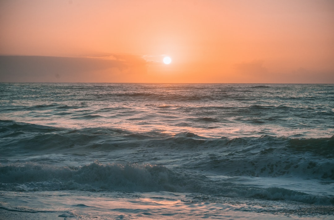 golden hour on beach