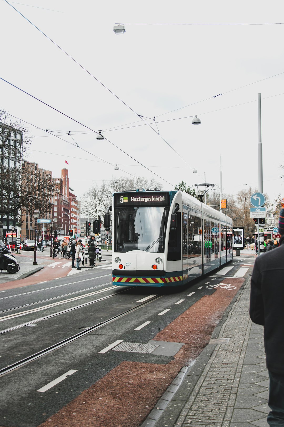 tram in city