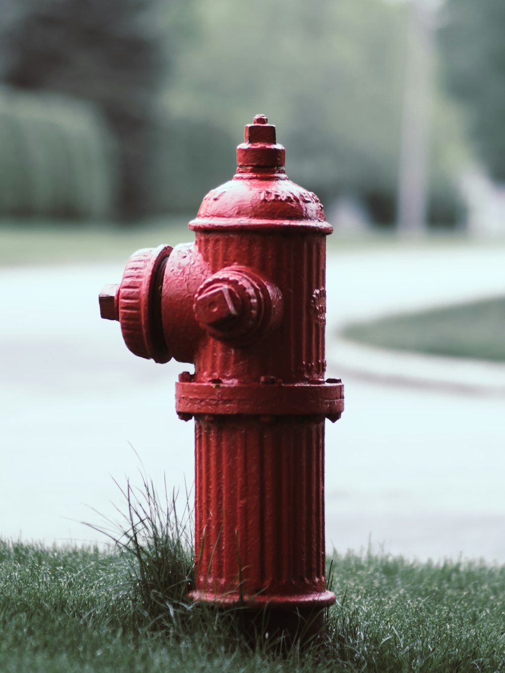 red water hydrant