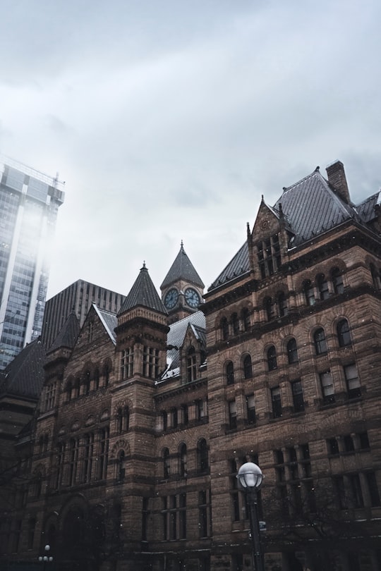 gray concrete building in Toronto Old City Hall Canada