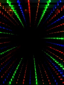 multicolored lights illustration