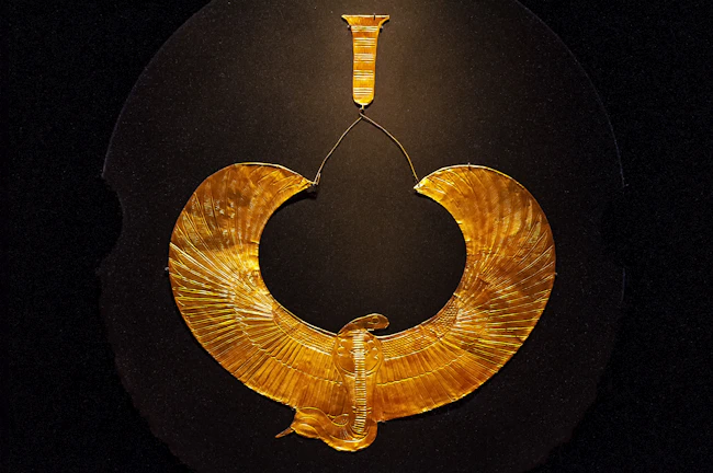 Detailed image capturing the fine craftsmanship and gold accents of an exclusive Lagon Falconix design piece.