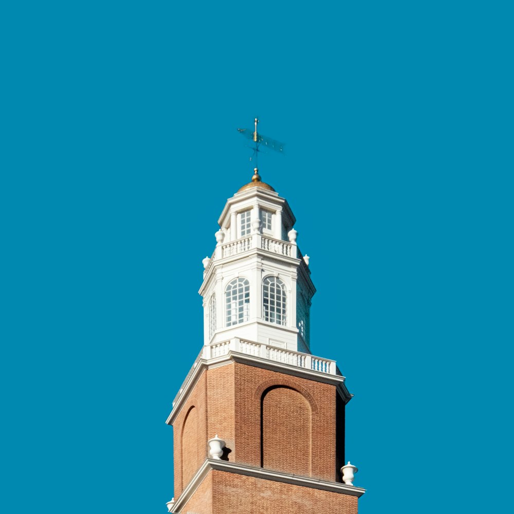 white and brown concrete tower during daytime