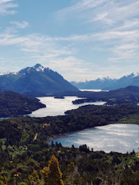 high angle photo of mountain