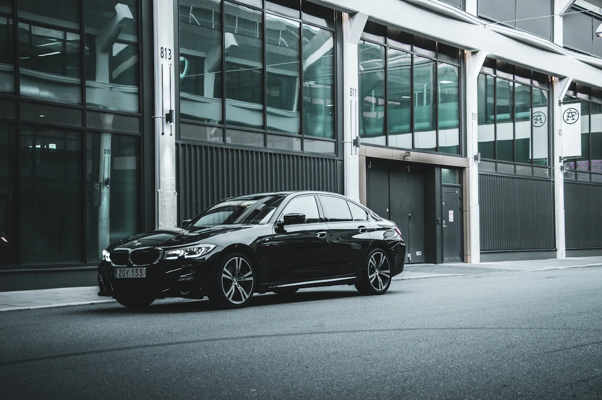 Luxury German executive sedan