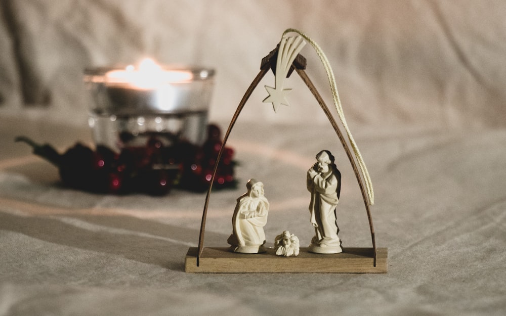 Figurine de Jésus, Mère Marie et Joseph