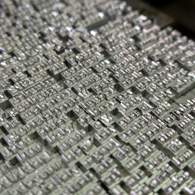 a close up view of a metal surface