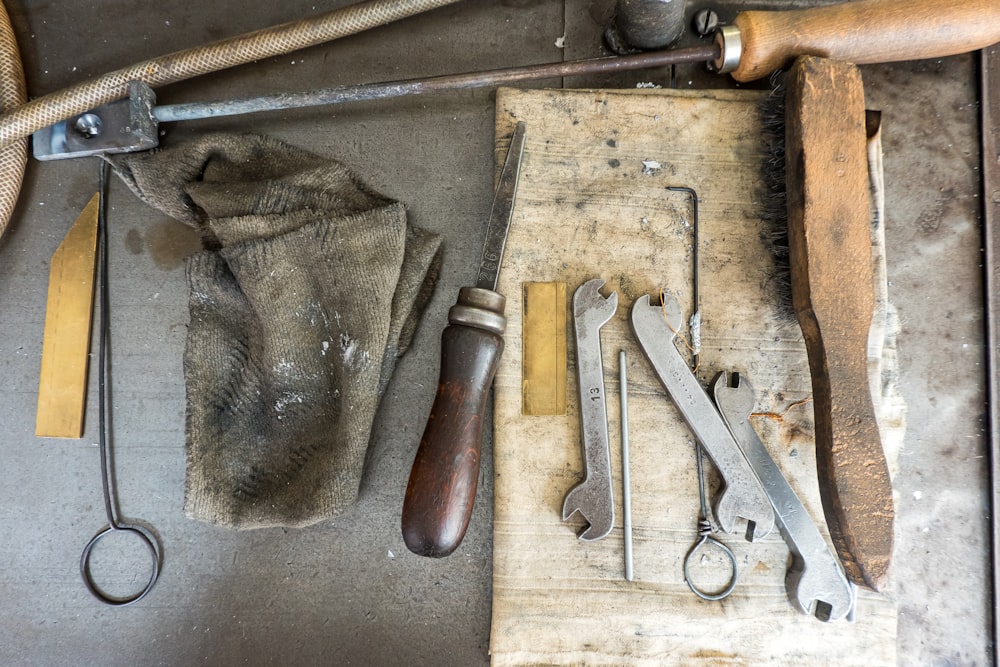 assorted carpentry tools