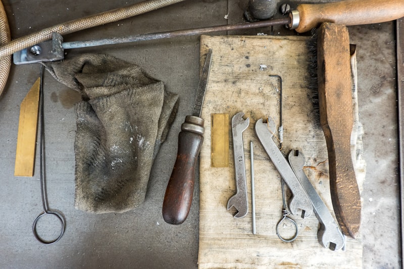 Assorted carpentry and repair tools