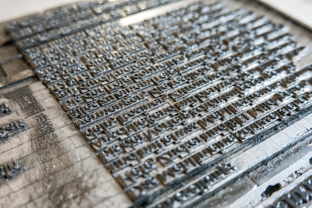 a close up of a metal grate on a table
