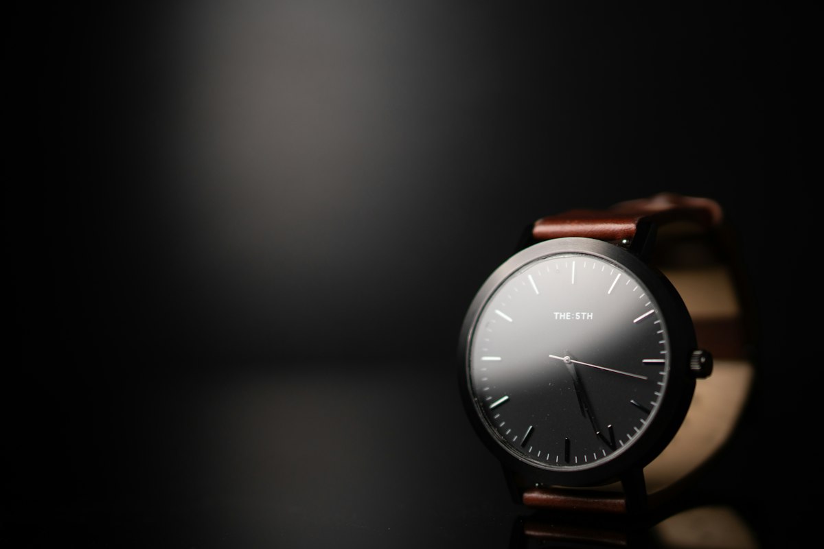 Obsidian Titanium Timepiece
