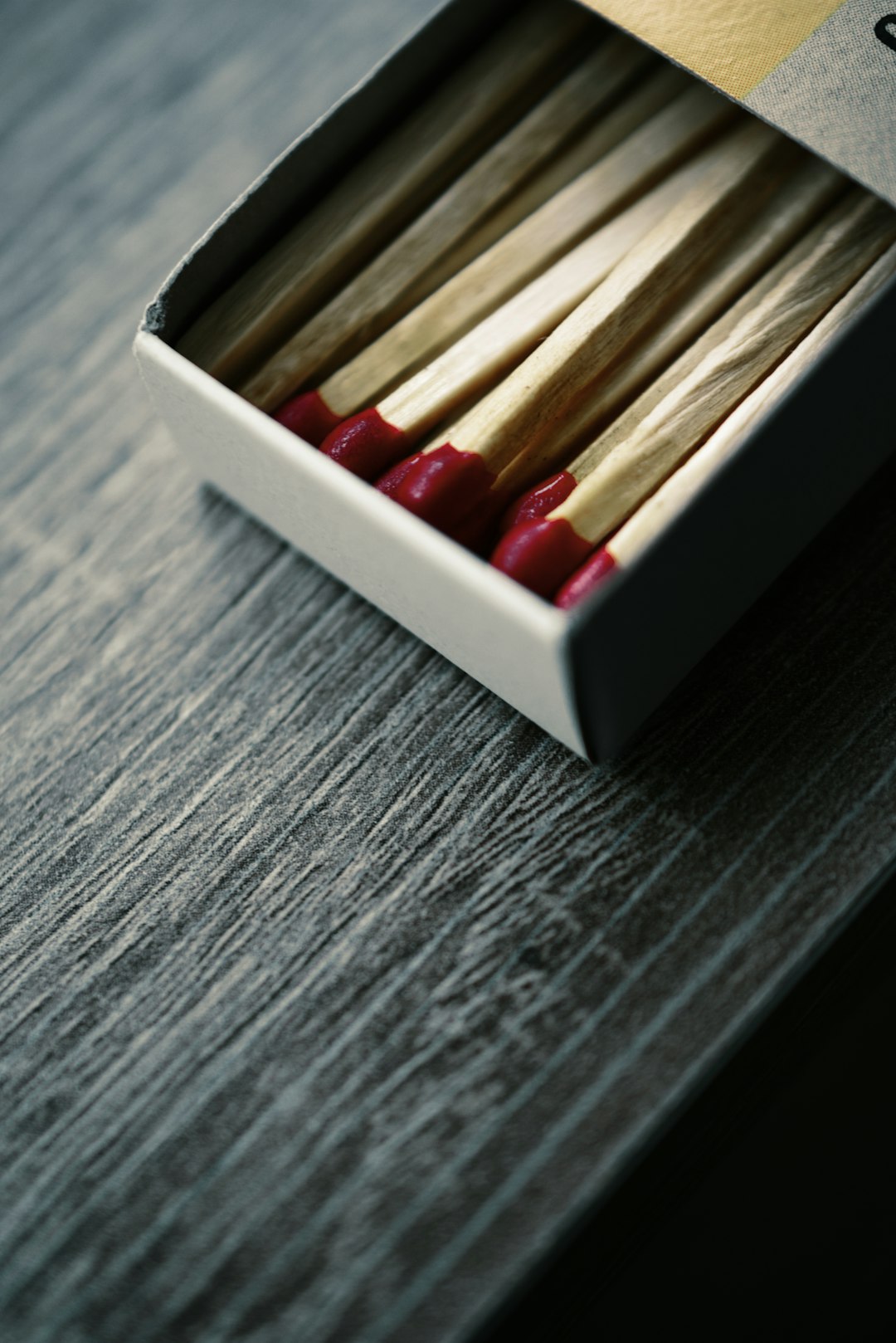 match sticks in match box