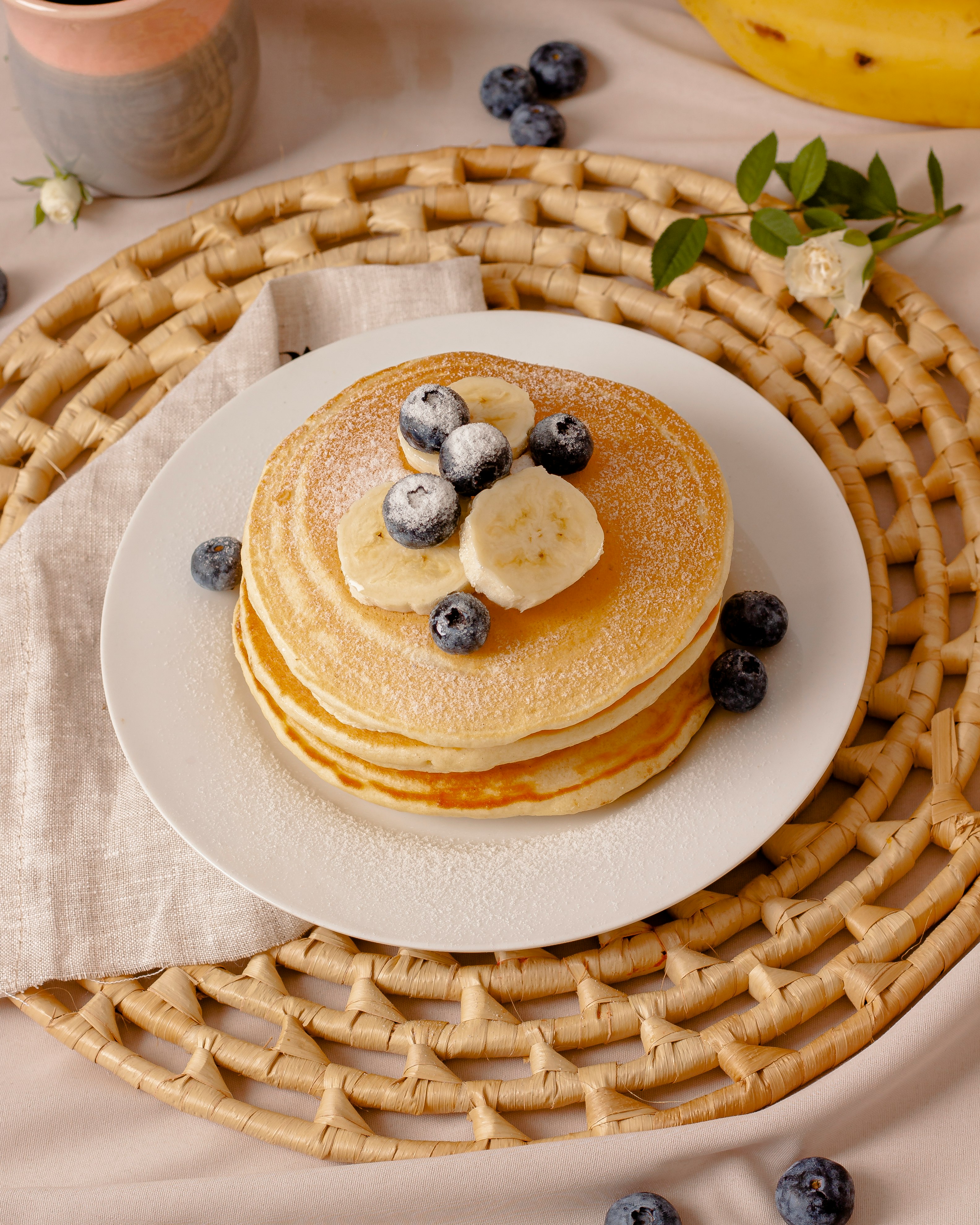 Stack of pancakes at The Foundry