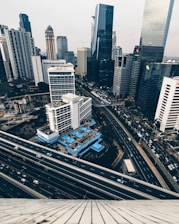 city with buildings photograph