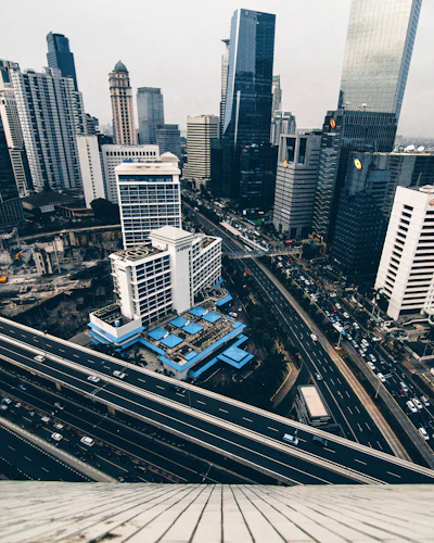 city with buildings photograph