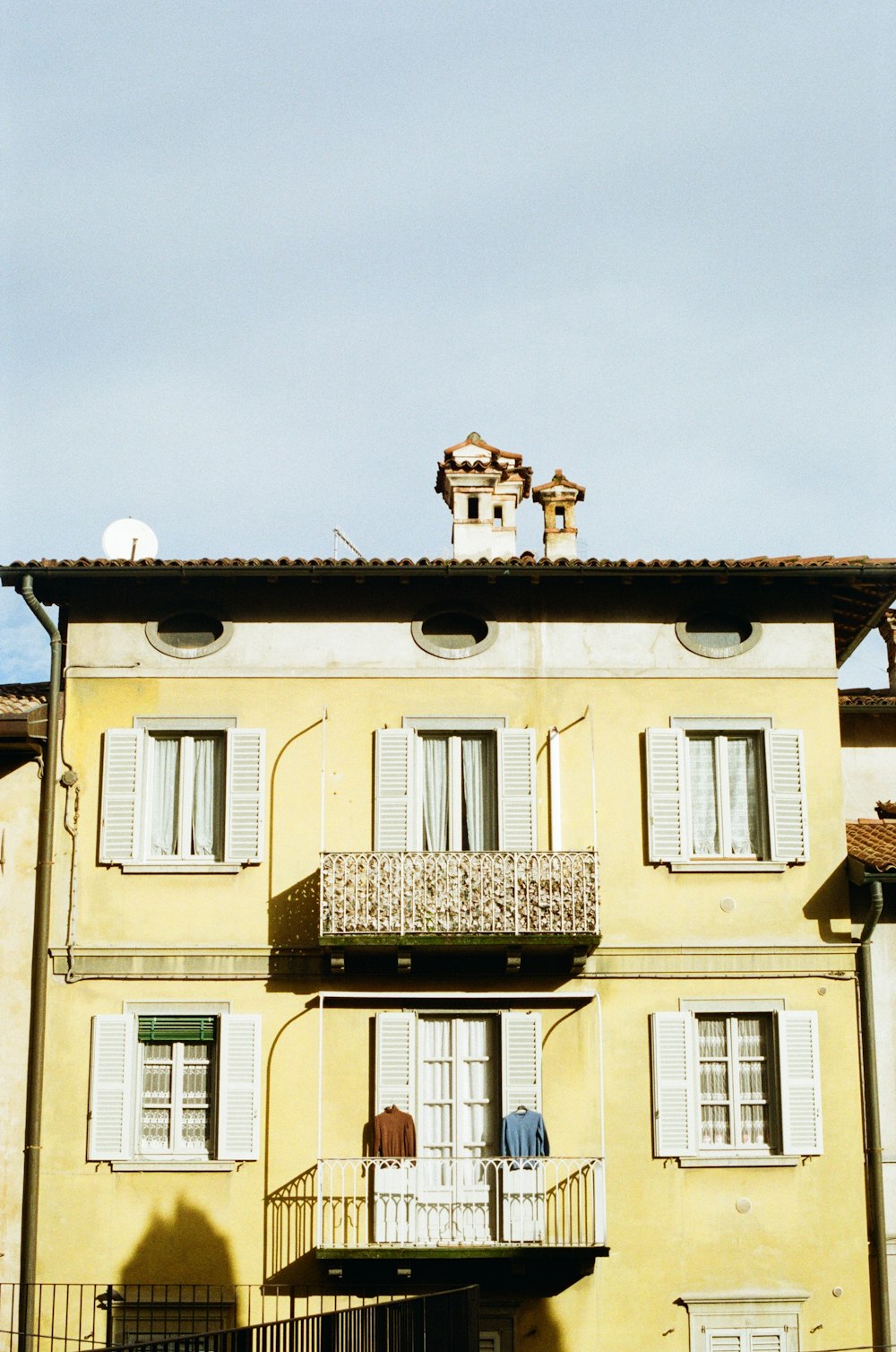 white and yellow building