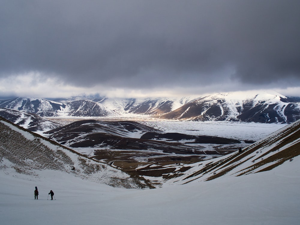 view photography of white snow mountain