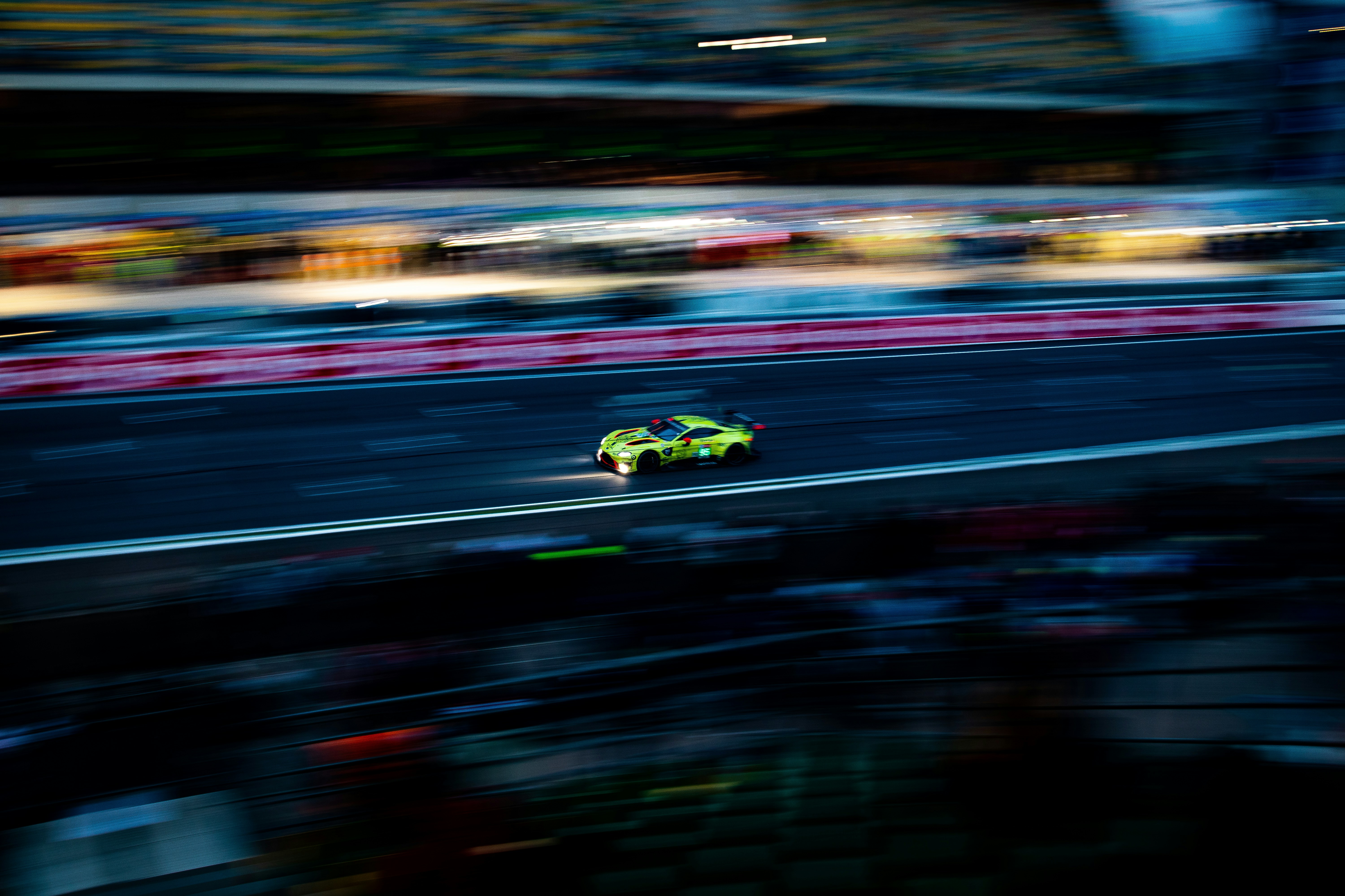 Speeding car on road during night - null wallpaper in 6000x4000 resolution