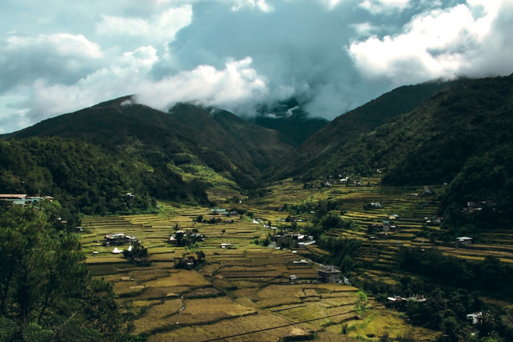 green mountain range