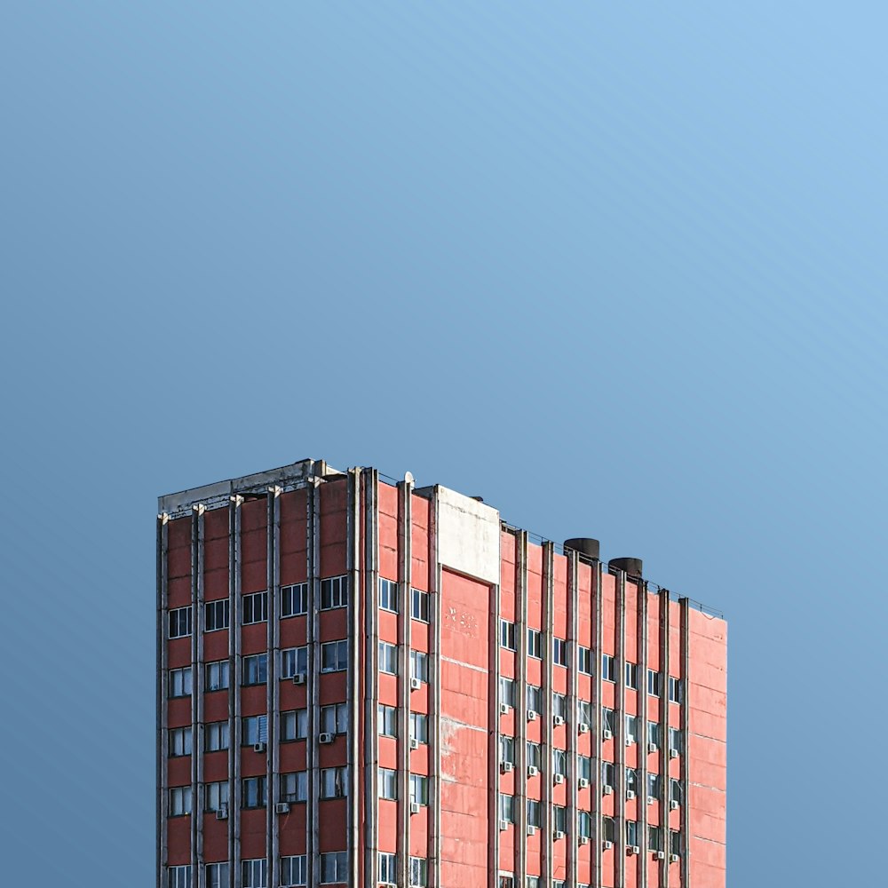 aerial photography of brown concrete building