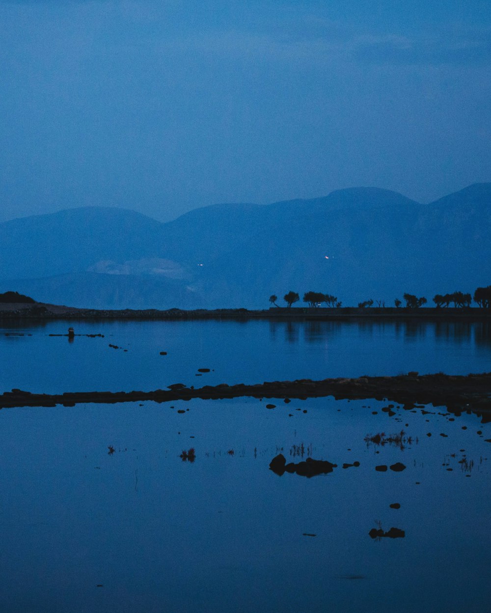 calm body of water during daytime