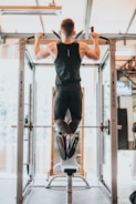 man doing pull-ups