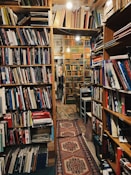 books on shelf