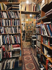 books on shelf