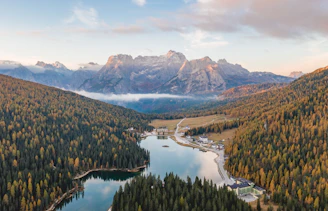 A serene scene showing the Bregenzerwald landscape alongside a 3D printed representation.