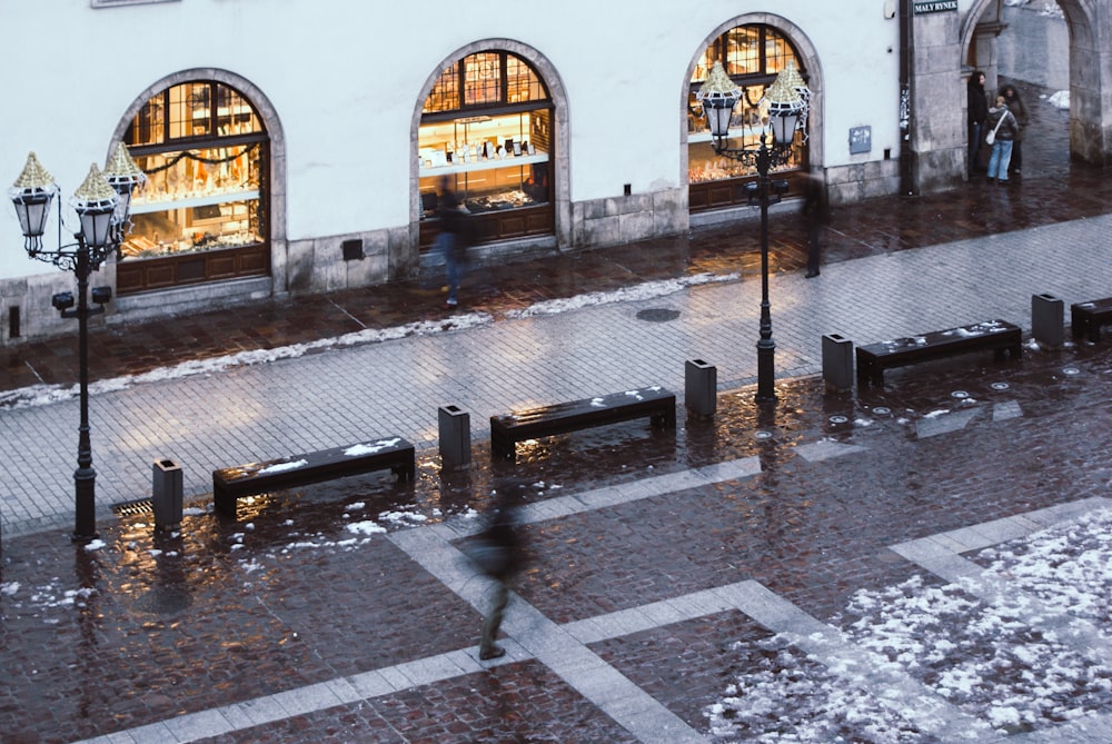 empty benches