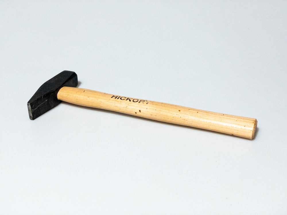 brown wooden hammer