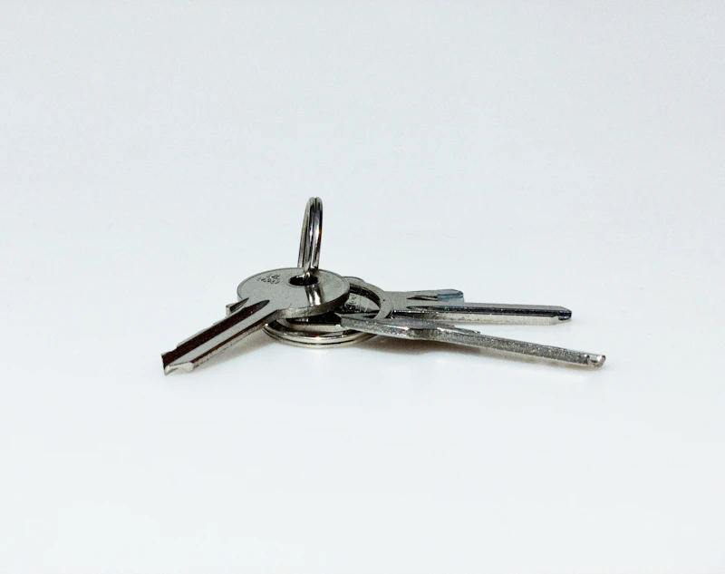 A set of cut house keys on a keyring