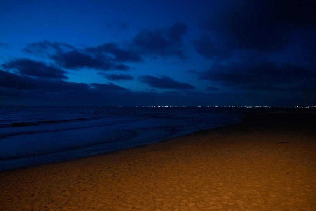 ocean during nighttime