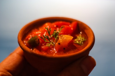 bowl with sauce sauce google meet background