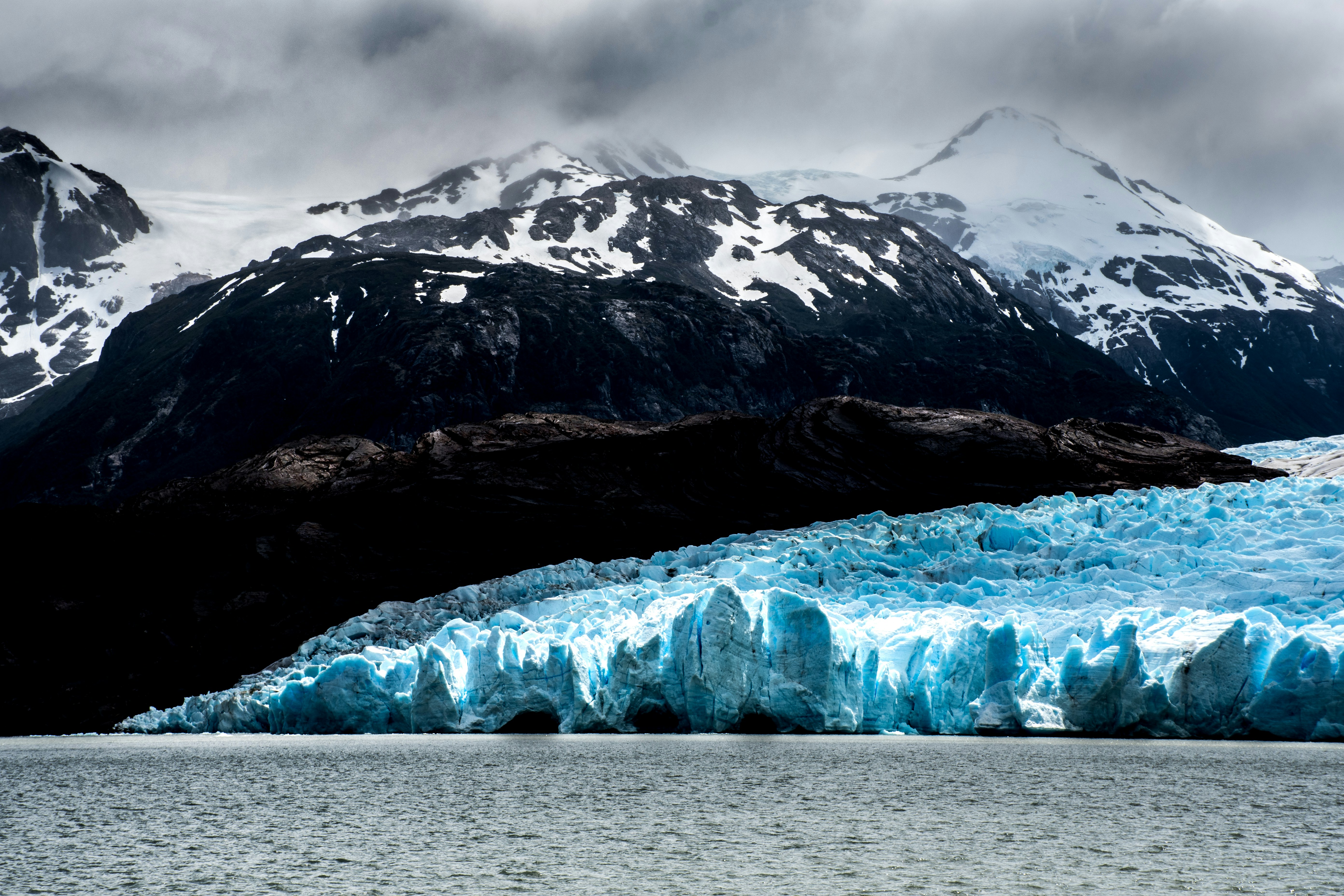 ice bergs, Grey Glacier, Patagonia, Chile