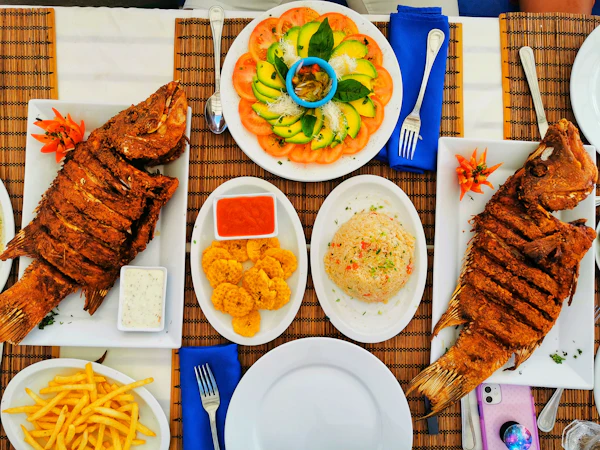 Caribbean local food dish