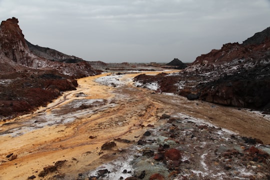 gray rocks in Hormoz Iran