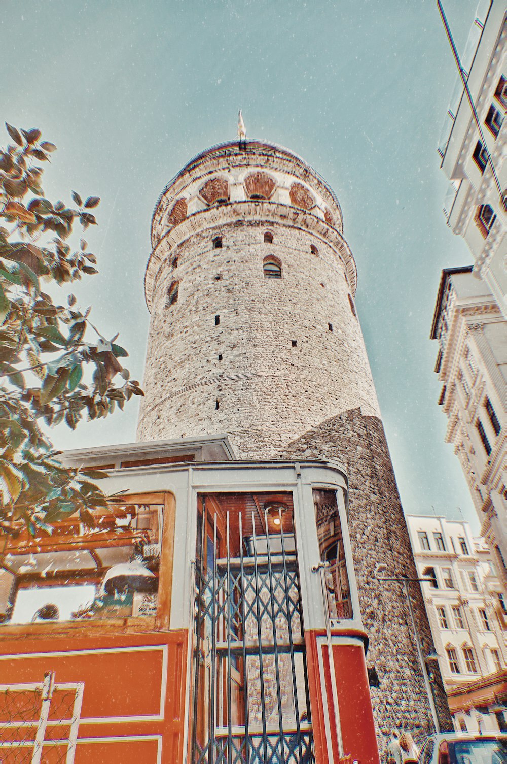 architectural photography of brown and gray monument