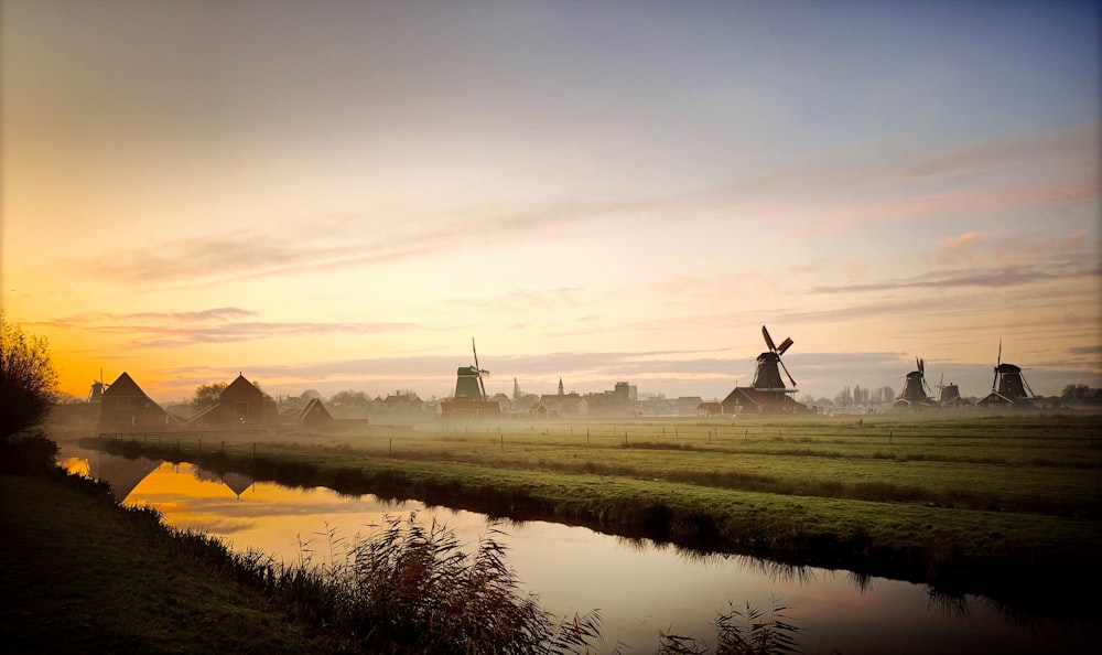 Photographie aérienne de terres agricoles