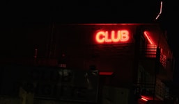 club signage on wall