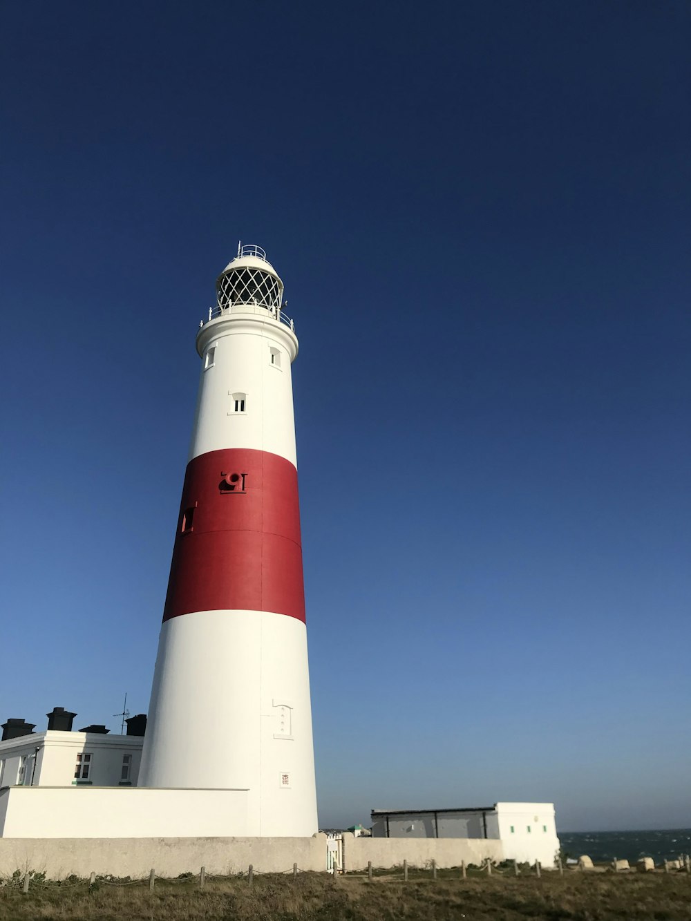 white and red lighthouse