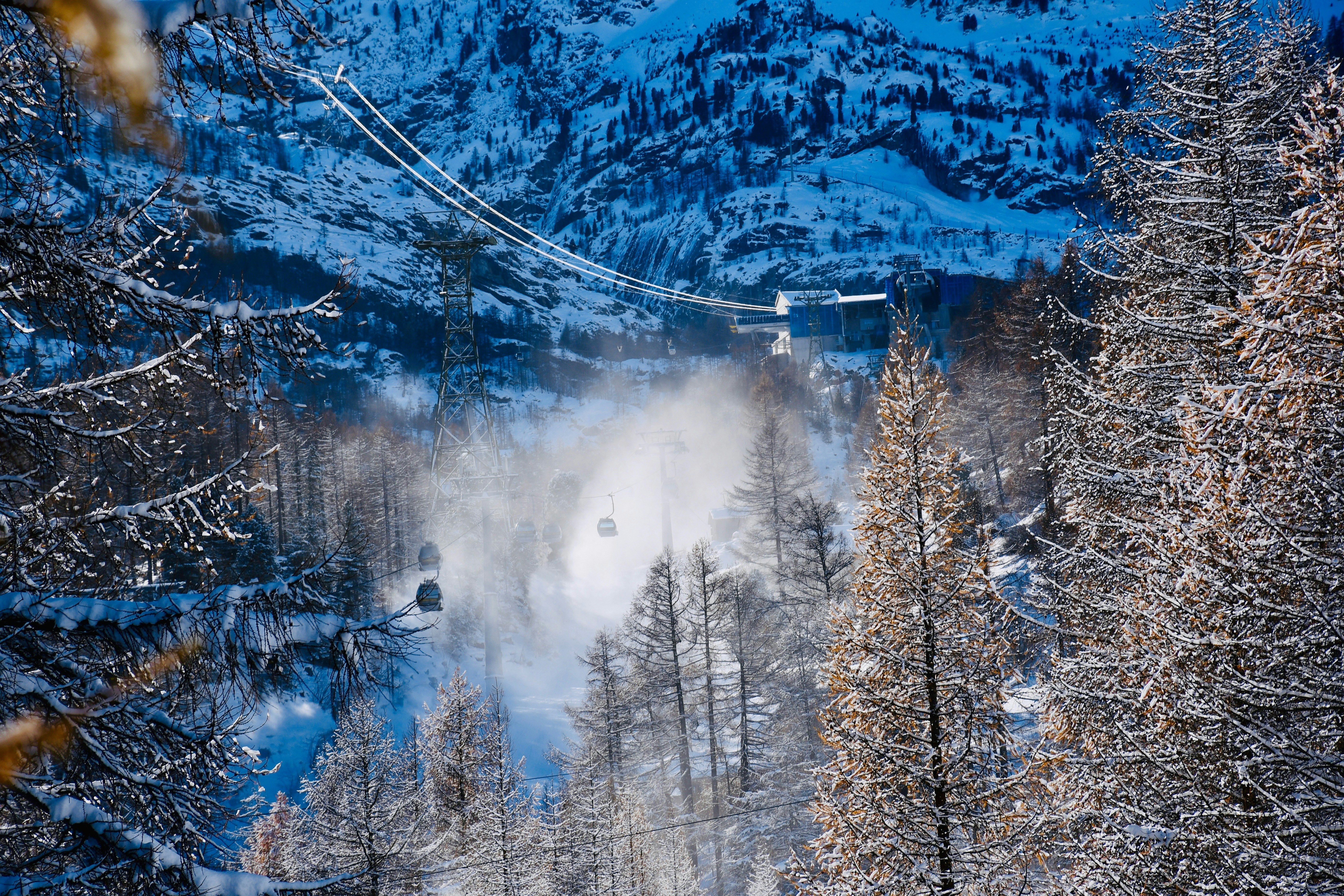 Winter wonderland Switzerland. This is a photo taken in the ski paradise of Zermatt. 