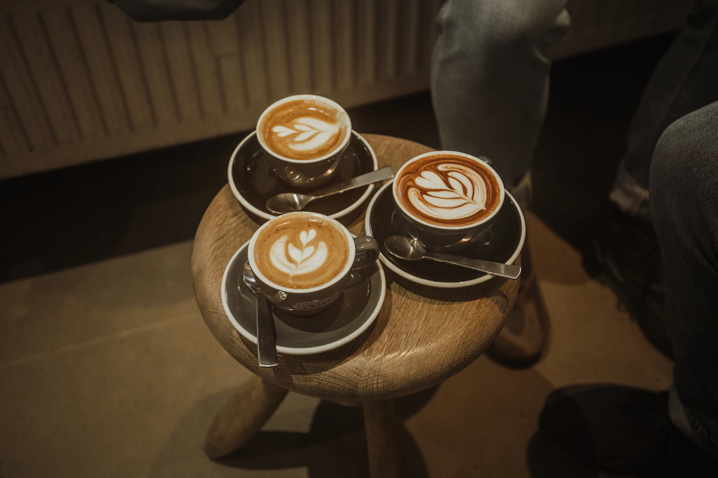 Fresh coffee served at the on-site café