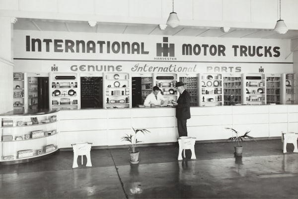 International Harvester, Spare Parts Counter, Sydney, 1947