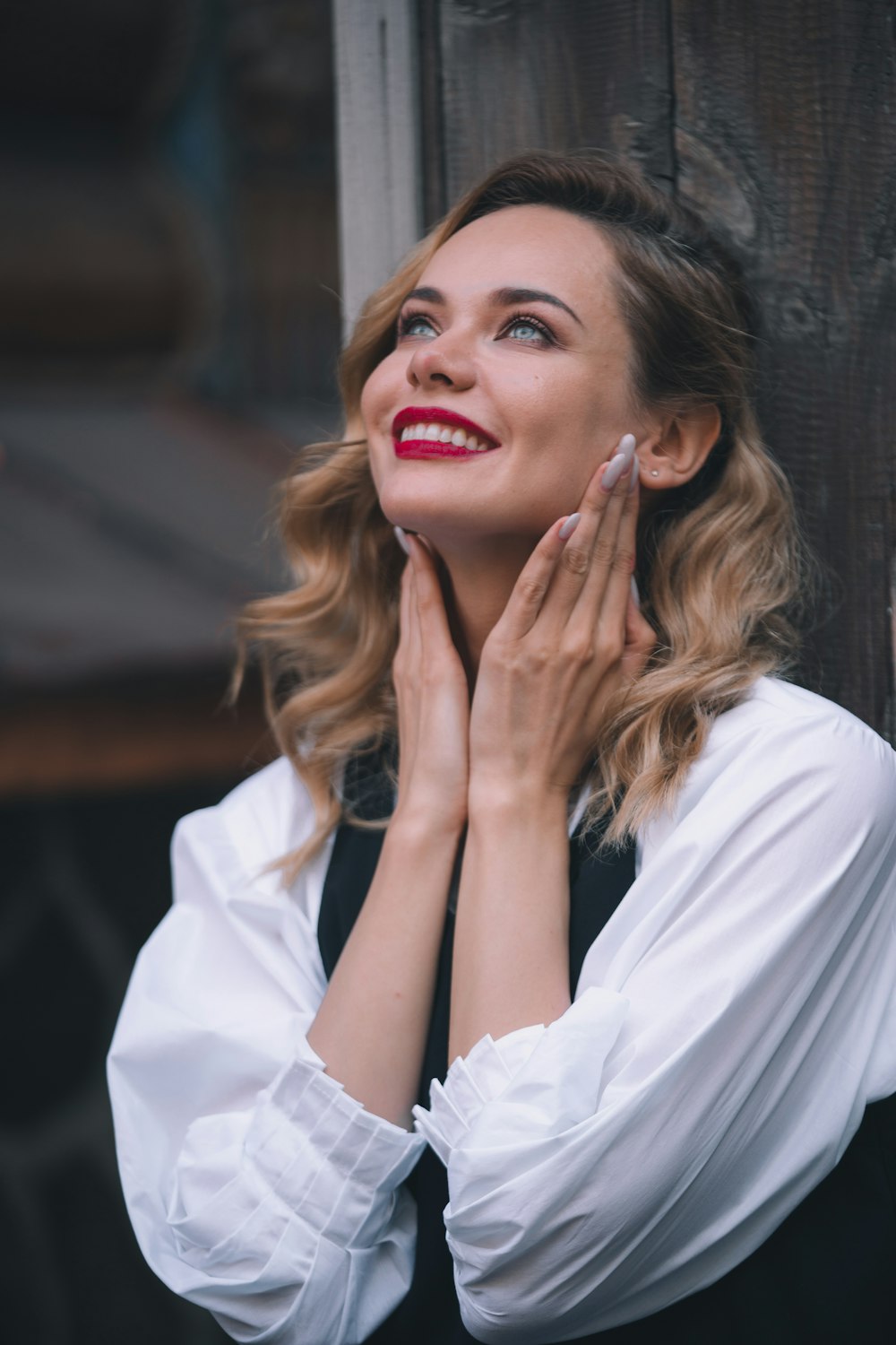 smiling woman